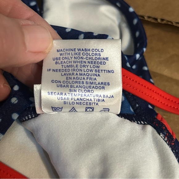 B.T. Kids Baby Girl’s Blue Bathing Suit w/Duck &  Umbrella Appliqué Size 12Month - Picture 7 of 9